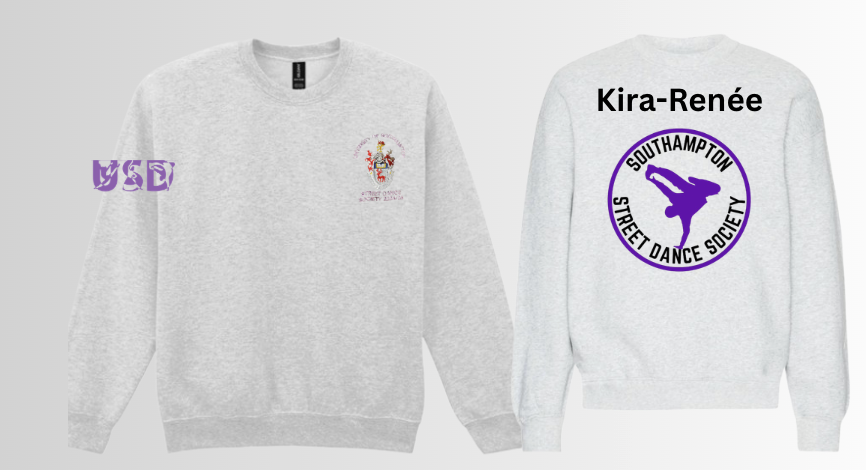 Street Dance Grey Crewneck Sweatshirt 